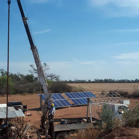 Bombeo Solar en Chaguaral - Salta