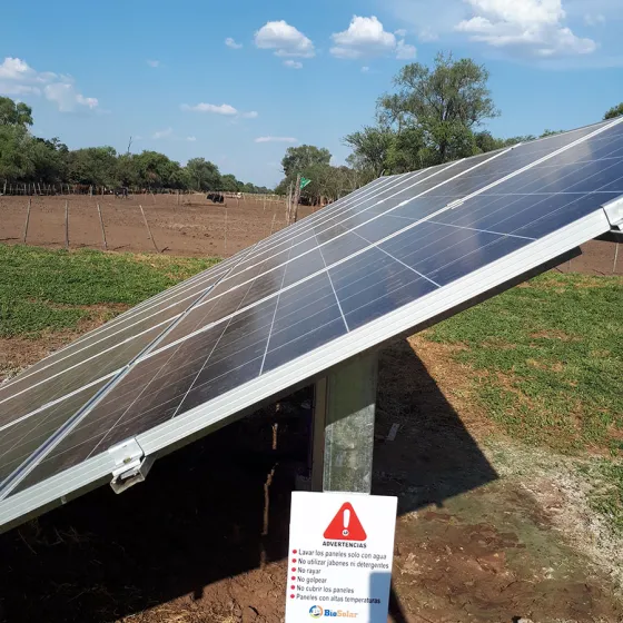 Bombeo Solar en Ballivian